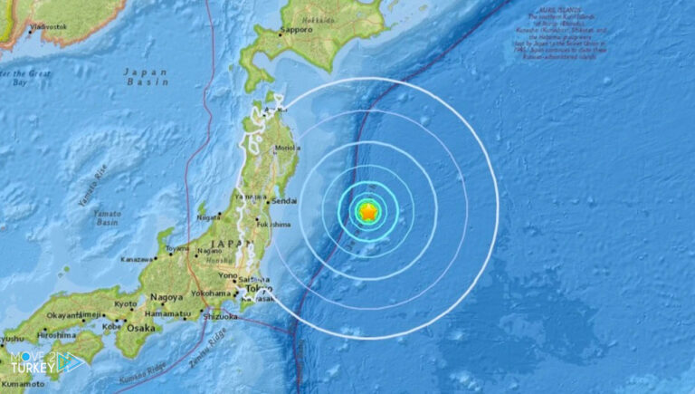 Japan.. A 6.1-magnitude earthquake hits Hokkaido Island