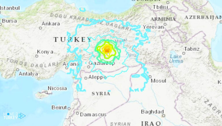 Neighboring countries affected by the Kahramanmaraş earthquake