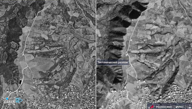 روسيا تنشر مشاهد فضائيّة لحجم التغيير في الصفائح التكتونيّة بتركيا