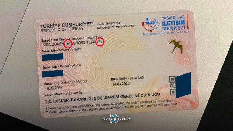 The letters on the back of the Turkish residency card – What do they mean?