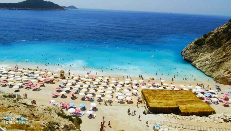 The Turkish beaches of Antalya are teeming with vacationers