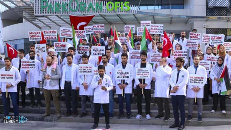 Protest against the silence of the World Health Organization