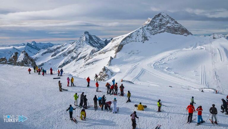 Skiers from Germany and Austria go to the Turkish mountains