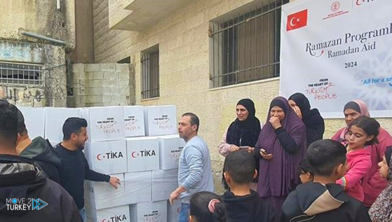 “TIKA” provides Ramadan aid to a thousand Palestinian families